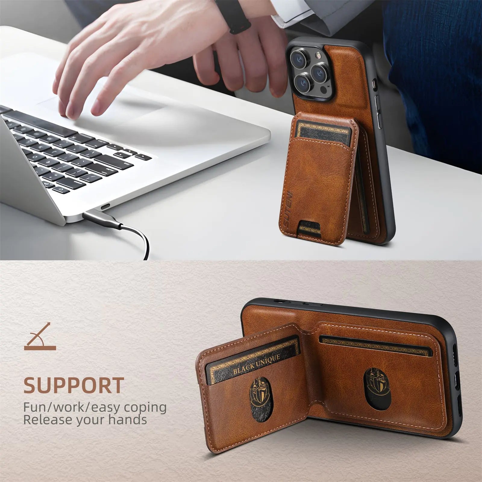 Phone Case with Integrated Wallet
