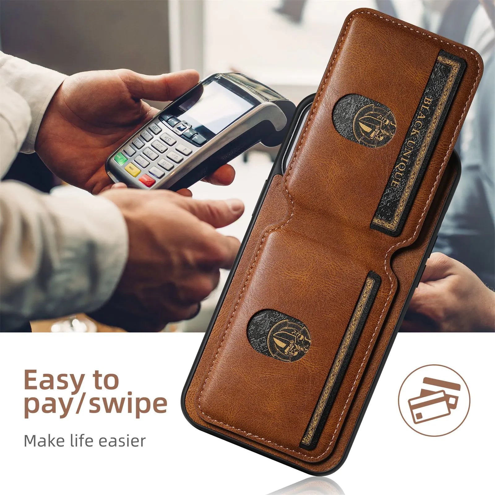 Phone Case with Integrated Wallet